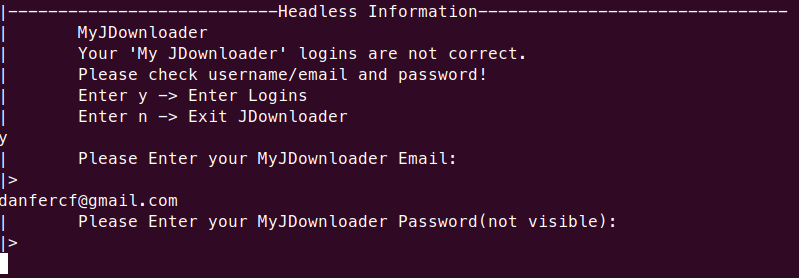 How to install a headless JDownloader server in a Raspberry Pi 2